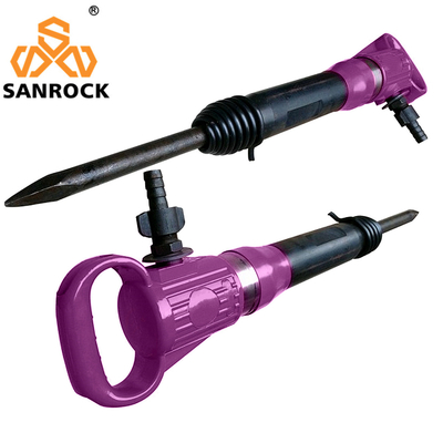 0.40-0.63 Mpa Frequenza di impatto G10 Air Pick Breaker Hammer Piccolo trapano per rocce pneumatiche