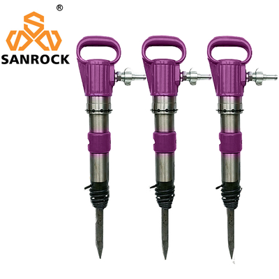 Portatile 580mm Lunghezza pneumatica a mano Air Pick Concrete Breaker Jack Hammer per la trivellazione della roccia