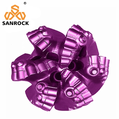 API PDC Petroleum Drill Bit Rock Drilling Tools 6 lame Corpo di matrice Diamante PDC Bit