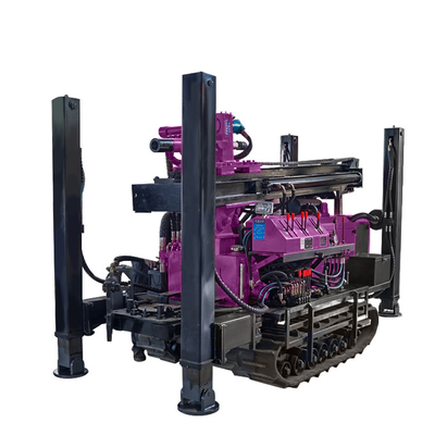 Profondità di trivellazione 180m Pozzo d'acqua Rig di trivellazione Crawler