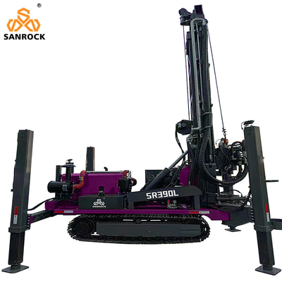 390m 500m Rig di trivellazione dell'acqua Crawler macchina di trivellazione di pozzi d'acqua con motore Yuchai