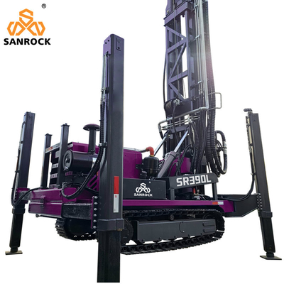 390m 500m Rig di trivellazione dell'acqua Crawler macchina di trivellazione di pozzi d'acqua con motore Yuchai