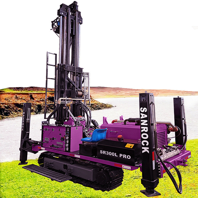 390m 500m Rig di trivellazione dell'acqua Crawler macchina di trivellazione di pozzi d'acqua con motore Yuchai