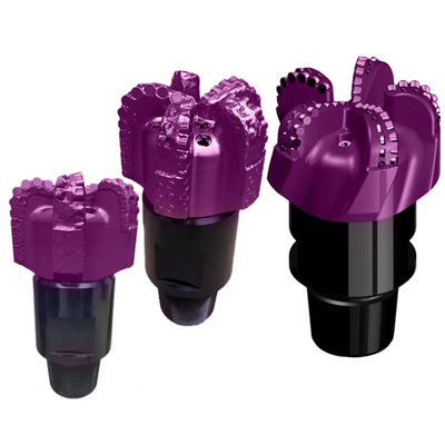 API PDC Petroleum Drill Bit Rock Drilling Tools 6 lame Corpo di matrice Diamante PDC Bit