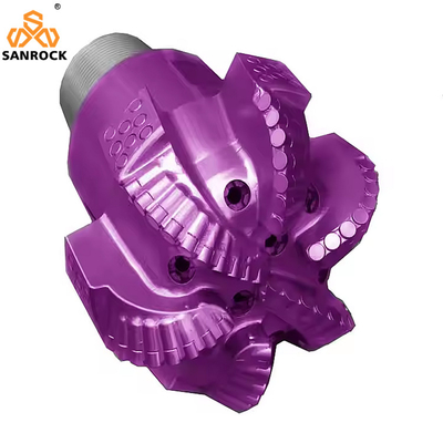 API PDC Petroleum Drill Bit Rock Drilling Tools 6 lame Corpo di matrice Diamante PDC Bit