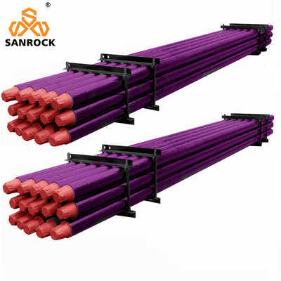Tubo di trivellazione DTH di alta resistenza da 1,5 m per la sgancio di rocce 76/89/102 mm API Thread Water Well Drilling Rod
