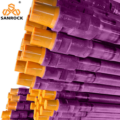Tubo di trivellazione DTH di alta resistenza da 1,5 m per la sgancio di rocce 76/89/102 mm API Thread Water Well Drilling Rod