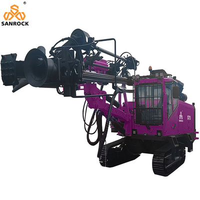 SANROCK Dust Collecting DTH Drilling Rig Attrezzature minerarie Macchine idrauliche di perforazione