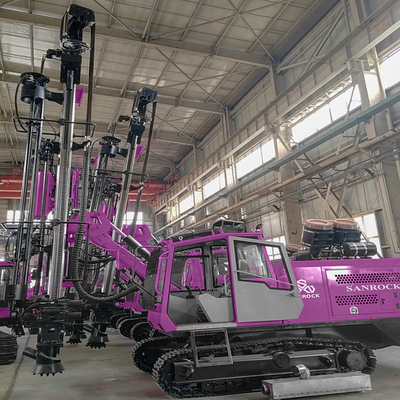 40KN Macchina di trivellazione per miniere Equipaggiamento di trivellazione DTH integrato Trivellazione idraulica