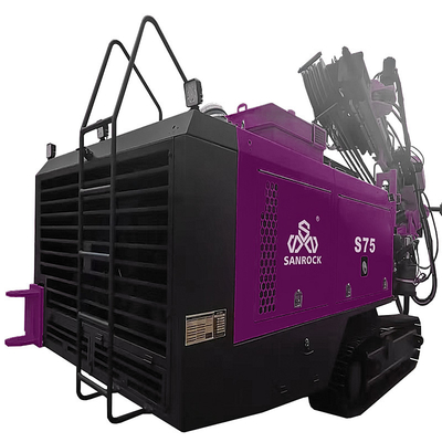SANROCK Dust Collecting DTH Drilling Rig Attrezzature minerarie Macchine idrauliche di perforazione