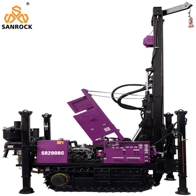 Macchina di perforazione per esplorazione geologica di circolazione inversa RC Rig di perforazione portatile