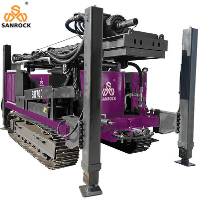 700m di acqua profonda pozzo di trivellazione rig idraulica pozzo di trivellazione rig macchina portatile  motore