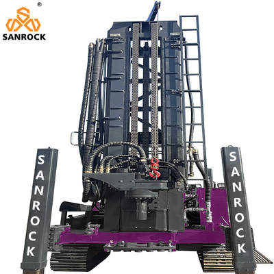 700m di acqua profonda pozzo di trivellazione rig idraulica pozzo di trivellazione rig macchina portatile CUMMINS motore