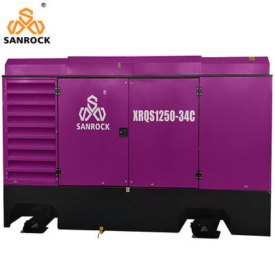 Motore Compressore d'aria a vite Perforazione di pozzi d'acqua Compressore d'aria macchina Compressore d'aria portatile