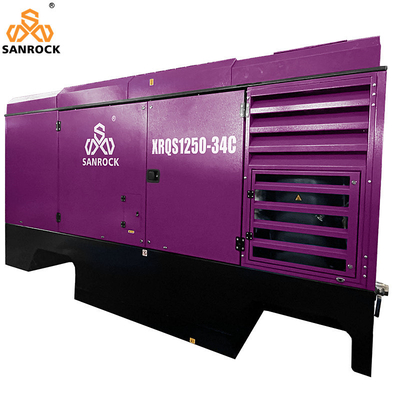 1750 giri al minuto Velocità Compressore d'aria a vite ad alta pressione Compressore d'aria portatile per pozzi d'acqua