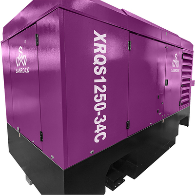 Compressore d'aria a vite lubrificato Compressore d'aria a vite rotative portatile