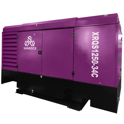 1750 giri al minuto Velocità Compressore d'aria a vite ad alta pressione Compressore d'aria portatile per pozzi d'acqua