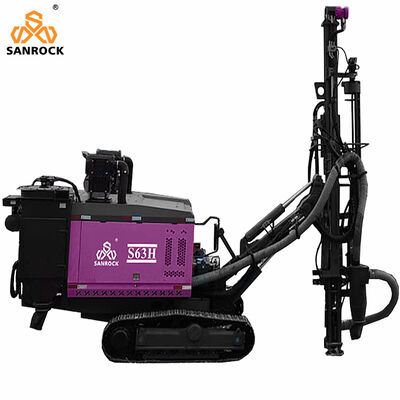 Strumento di trivellazione per miniere di roccia Potenza di 194kw Macchina di trivellazione per crawler DTH