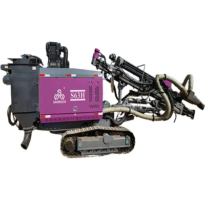 Strumento di trivellazione per miniere di roccia Potenza di 194kw Macchina di trivellazione per crawler DTH