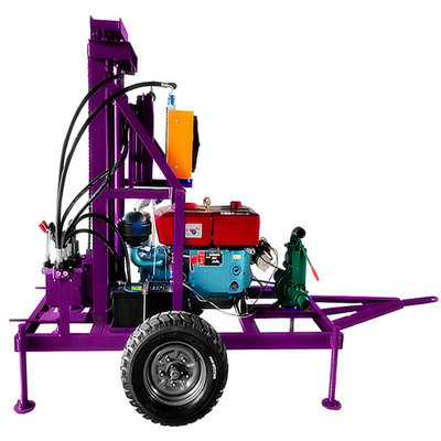 Perforazione per pozzi idrici Motore diesel Macchina portatile per la perforazione idrica Relè per la perforazione di pozzi idrici montata