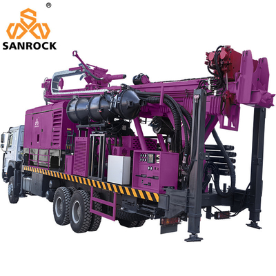 Perforazione montata su camion 55m3/min 96m3/min Circolazione inversa macchina di perforazione RC Perforazione idraulica