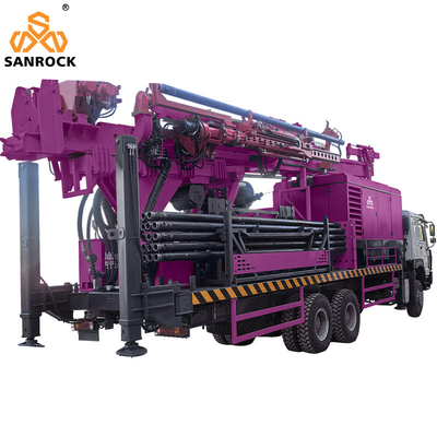 Perforazione montata su camion 55m3/min 96m3/min Circolazione inversa macchina di perforazione RC Perforazione idraulica