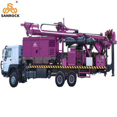 Perforazione di pozzi d'acqua montata su camion Perforazione di pozzi d'acqua montata su camion Perforazione a circolazione inversa