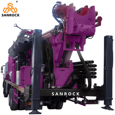 Perforazione montata su camion 55m3/min 96m3/min Circolazione inversa macchina di perforazione RC Perforazione idraulica
