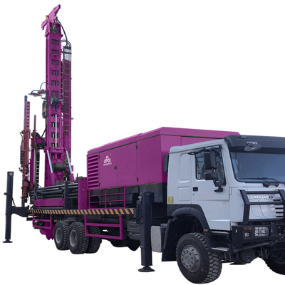Macchina di perforazione per pozzi d'acqua montata su camion 132KW Diesel a circolazione inversa