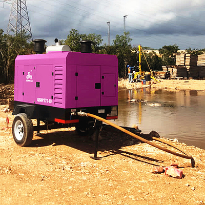 Compressore d'aria a vite rotative 93 kW Diesel Piccolo Compressore d'aria macchina Compressore d'aria a vite industriale