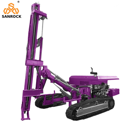 Perforazione DTH Perforazione per fori di roccia Perforazione per fori di esplosione profondità 20 m Macchine minerarie Macchine per la perforazione di crawler
