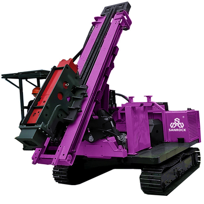Conduce pile a vite a terra Potenza della macchina 70KW Conduce pile solare Attrezzatura portatile Conduce pile rotante