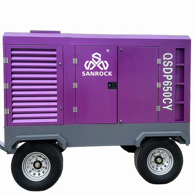 Compressore d'aria a vite macchina ad alta pressione Compressore d'aria a vite pozzo d'acqua Compressore d'aria diesel portatile