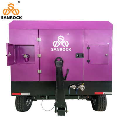 Compressore d'aria a vite rotative velocità 2200 giri al minuto Compressore d'aria a vite portatile macchina di compressione d'aria per miniere