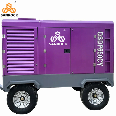Compressore d'aria a vite diesel Compressore d'aria portatile Macchina di raffreddamento dell'aria Compressore d'aria a vite Produttore