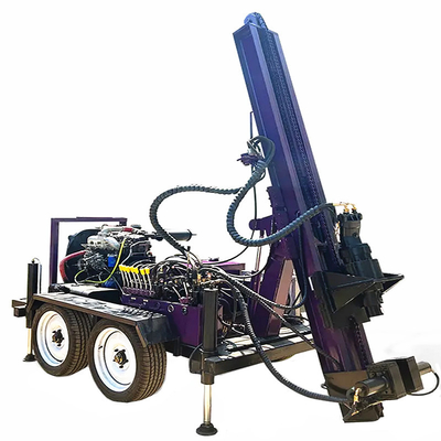 Perforazione di pozzi idrici Potenza della macchina 78KW Attrezzatura per la perforazione di pozzi idrici Perforazione portatile di pozzi