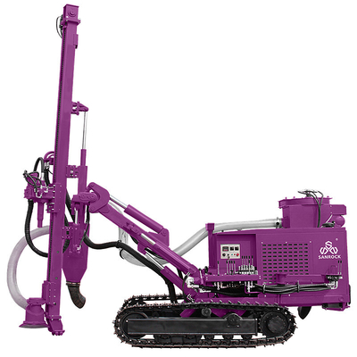 Perforatrice di perforazione mineraria diesel, macchina di perforazione di superficie, perforatrice portatile con martello DTH