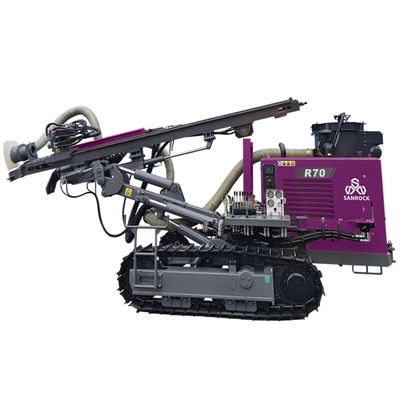 Perforatrice di perforazione mineraria diesel, macchina di perforazione di superficie, perforatrice portatile con martello DTH
