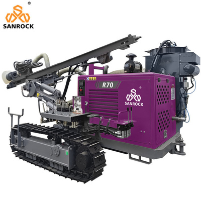 Perforatrice di perforazione mineraria diesel, macchina di perforazione di superficie, perforatrice portatile con martello DTH