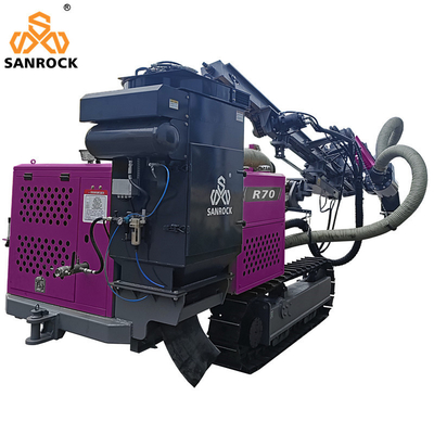 Perforatrice di perforazione mineraria diesel, macchina di perforazione di superficie, perforatrice portatile con martello DTH