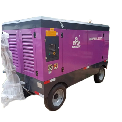 Potenza del compressore d'aria a vite rotanti 221 KW Macchina di compressione d'aria a vite a basso rumore