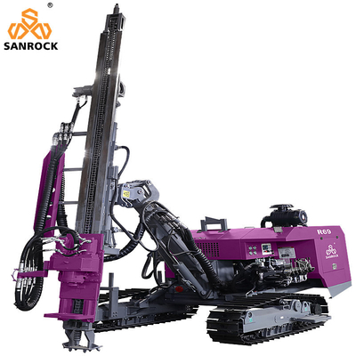 DTH attrezzature di perforazione a martello portatile DTH perforazione rig idraulica perforazione rotante