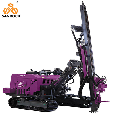 DTH attrezzature di perforazione a martello portatile DTH perforazione rig idraulica perforazione rotante