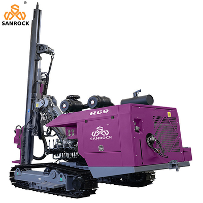 DTH attrezzature di perforazione a martello portatile DTH perforazione rig idraulica perforazione rotante