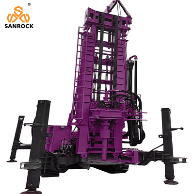 Attrezzatura per perforazione pozzi 263KW Diesel Water Borehole Drilling Machine Perforatrice portatile per pozzi