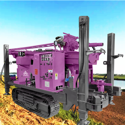 Attrezzatura per perforazione pozzi 263KW Diesel Water Borehole Drilling Machine Perforatrice portatile per pozzi