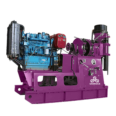 Perforatrice carotatrice per roccia, attrezzatura per perforazione geologica, motore diesel 33kw, perforatrice carotatrice