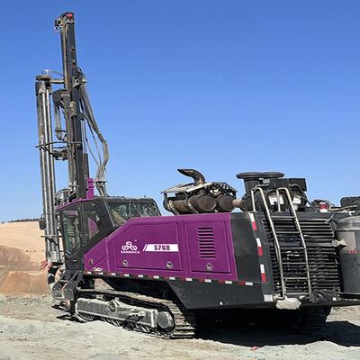 Perforatrice idraulica DTH con coppia rotazionale di 5500 Nm, macchinario minerario, piattaforma di perforazione integrata