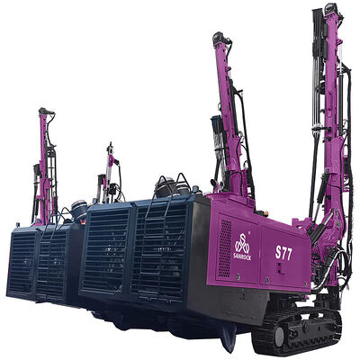 Perforatrice a ancoraggio ad alte prestazioni con perforatrice idraulica integrata su cingoli