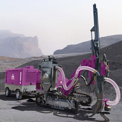 SANROCK Hard Rock DTH macchina di perforazione miniera attrezzature di perforazione diesel perforazione idraulica